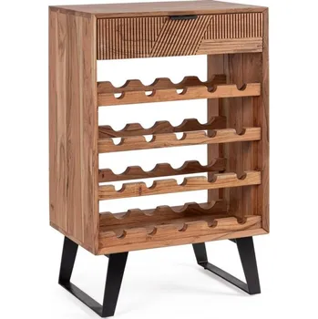 Stojan na nože BIZZOTTO Vinotéka ISAR hnědá