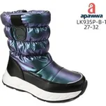APAWWA dětská zimní obuv LK935P-B-1 zelená Velikost: 28