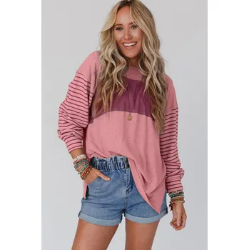 OMG Dámské tričko s dlouhým rukávem Eliaukin broskvová S