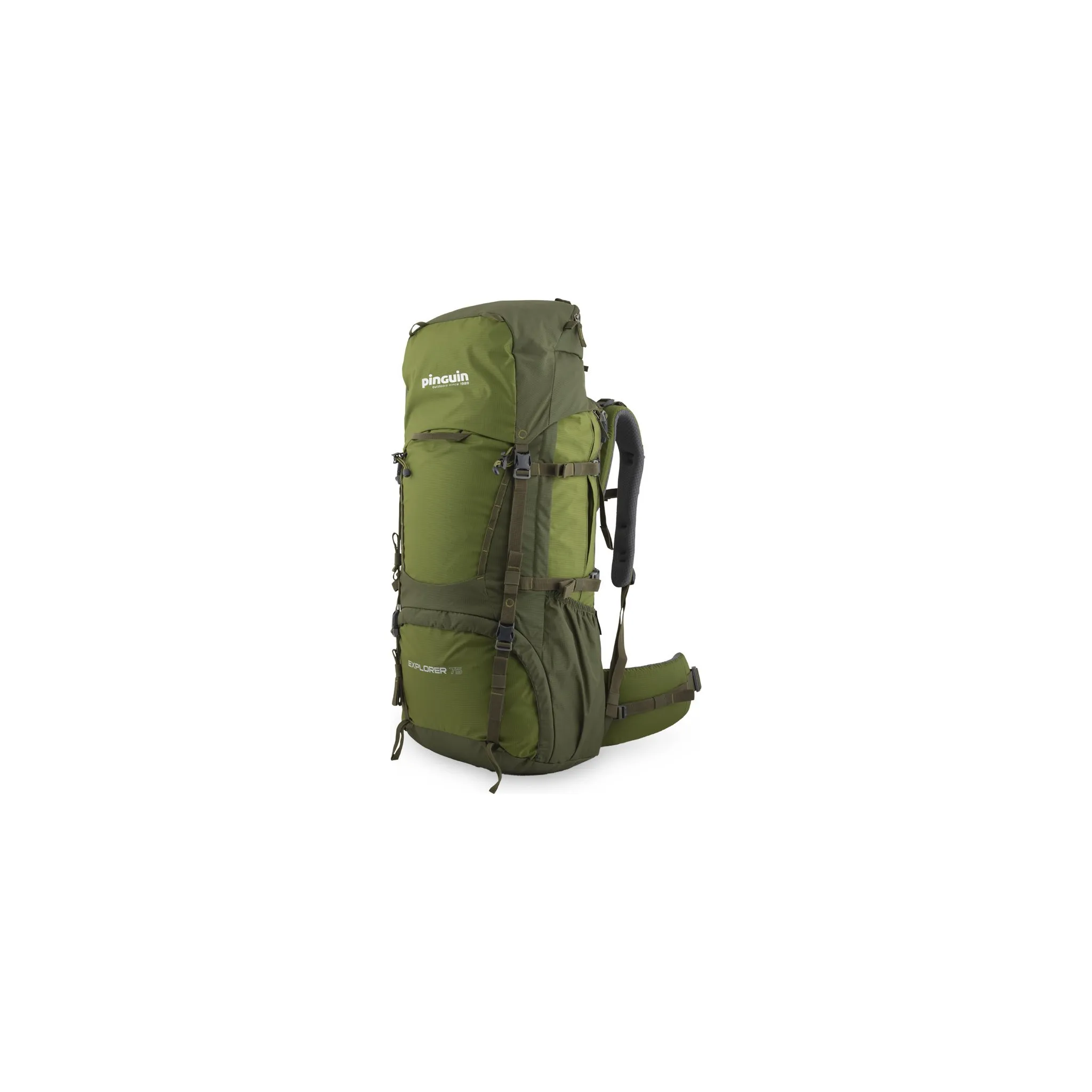 Fotografie 1 - Turistický batoh Pinguin Explorer 100 l zelený