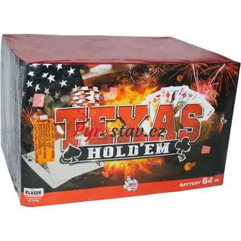 Zábavní pyrotechnika Klásek Trading s.r.o. Kompakt TEXAS HOLDEM 64 ran