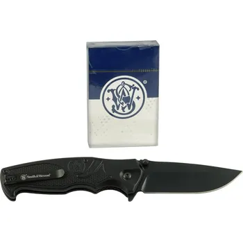 kapesní nůž Nůž EDC + hrací karty Smith&Wesson