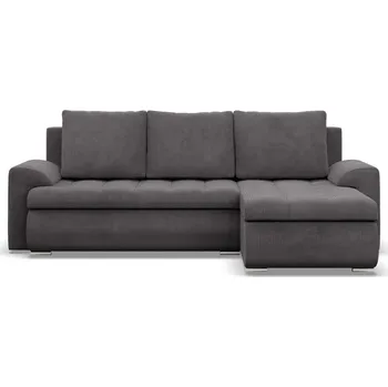 Obývací pokoj Rohová rozkládací sedací souprava TOKIO VI Pro I Pravá Šedá