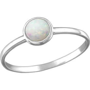 Prsten Stříbrný prstýnek OPÁL Velikost prstenu: 9 (EU: 59-61) Ag 925; ≤0,9 g.