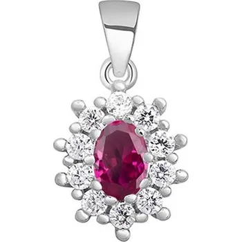 Přívěsek LUNICA Stříbrný přívěsek se zirkony 0074 Ag 925; ≤1,6 g.