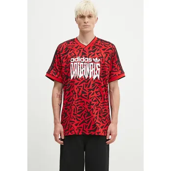 Pánské tričko Tričko adidas Originals AOP Jersey, M, červená, 33X