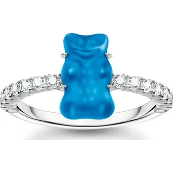 Šperk Thomas Sabo TR2459-052-1-52 Silver prstýnek With Pink Gold Bear And Zirconia