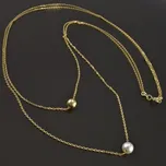 Goldpoint Zlatý vrstvený náhrdelník Váha: 3.17 g, Délka: 45 cm