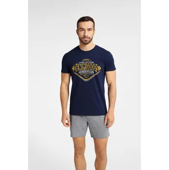 Pánské pyžamo Pyžamo Fact 40673-59X Navy Blue Melange - Henderson M