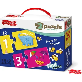 Far Far Land Puzzle párovací 10 obrázků - mix variant či barev