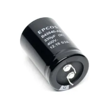 Kondenzátor 390μF 450V dc, Nasazovací Hliníkové elektrolytické EPCOS