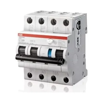 Proudový chránič Proudový chránič RCBO, řada: DS203NC 4P 32A Montáž na lištu DIN vypínací citlivost 30mA AC