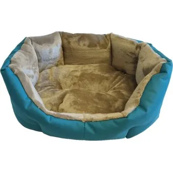 Pelíšek pro psa Pelech pro domácí mazlíčky - tyrkysovošedý - 45 x 30 cm