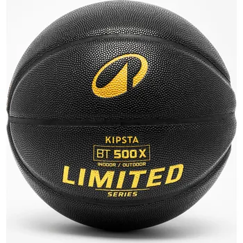 Basketbalový míč TARMAK Basketbalový míč BT500 Grip velikost 7 ČERNÁ