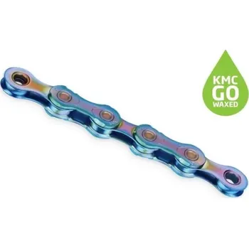 Řetěz na kolo Kmc X11 Aurora Modrý Waxed BOX řetěz + DÁREK