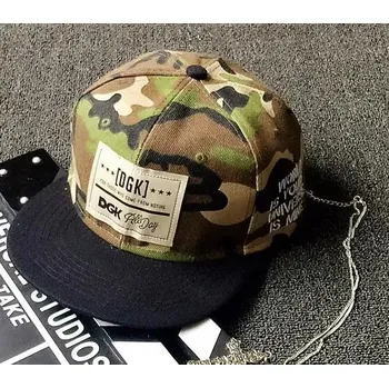 Kšiltovka Módní kšiltovka s rovným kšiltem - DGK-kamufláž