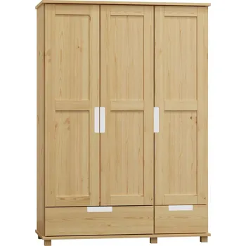 Šatní skříň Skříň z masivu borovice Thorax 9 150/190/60 cm