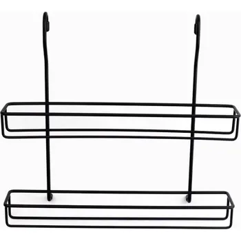 Nábytkové kování Police na sadu kořenek dvoustupňová Černá matná