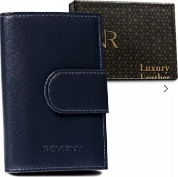 Peněženka Střední dámská kožená peněženka Rovicky v modré barvě (Dámská peněženka )
