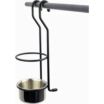 Nábytkové kování - Závěsný držák kuchyňských doplňků Barva: Černá matná