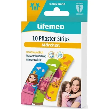 Náplast LIFEMED dětské náplasti pohádka, 10 ks