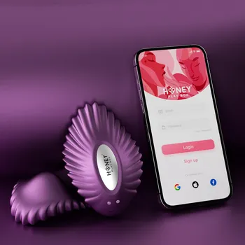 Vibrátor HoneyPlayBox Pearl App-Controlled Magnetic Panty Vibrator Purple