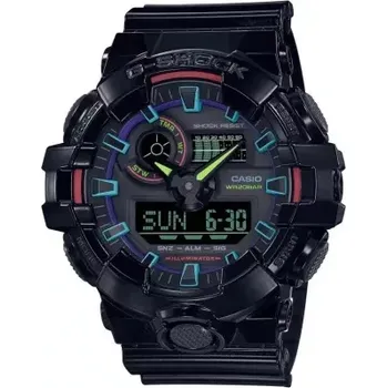 Módní doplněk Casio G-Shock GA-700RGB-1AER Casio 37422