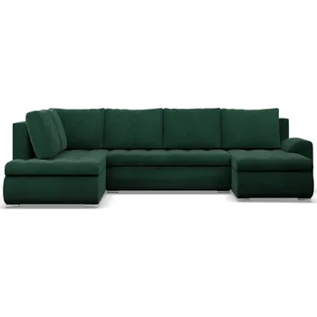 Obývací pokoj Rohová rozkládací sedací souprava TOKIO II PRO I Levá Zelená