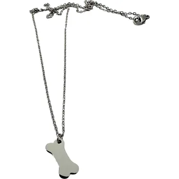 Náhrdelník Náhrdelník se psí kostičkou Stříbrná