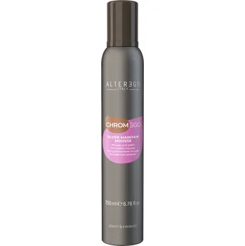 Chromego Silver Pěna 200 ml – neutralizace žlutých tónů pro blond a šedé vlasy Neutralizační pěna proti žlutým tónům – pro blond, šedé a zesvětlené vlasy
