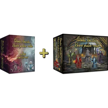 Desková hra Škodakouzla.cz Škoda kouzla, které padne vedle + velké rozšíření