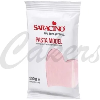 Čokoláda Saracino modelovací hmota Baby Pink 250g
