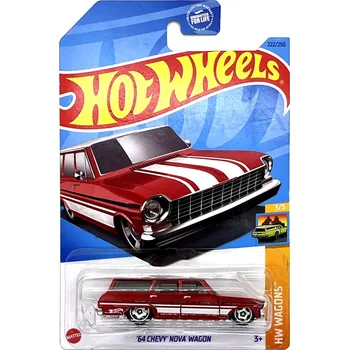 Hot Wheels - '64 Chevy Nova Wagon Red (E1)