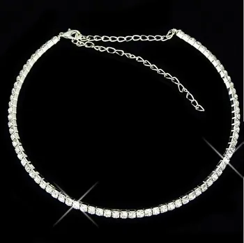 Náhrdelník Prosperk Náhrdelník štrasový jednořadý S4127