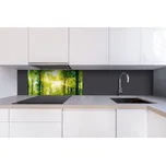 DIMEX | Dibond za kuchyňskou linku DBW-08040-189 | 80 x 40 cm | Svěží zelený les + Dibond deska za kuchyňskou linku DIMEX v rozměru 80 x 40 cm, motiv Svěží zelený les