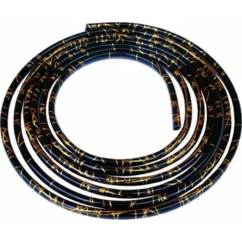 Ochranný autopotah Samolepící ozdobná lišta nasunovací 3m 8x6mm - černo-zlatá