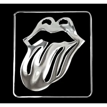 Samolepicí dekorace na vozidlo Samolepicí dekor niklovaný - Jazyk