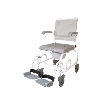 Koupelnové sedátko Sprchový invalidní vozík/kolečkové toaletní křeslo DuoMotion - 5" kolečka / šedá