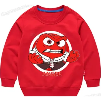 Chlapecký svetr Disney Dětská mikina s potiskem V Hlavě 2 (Inside Out 2) Barva: červená (TNTG 172), Velikost: 120