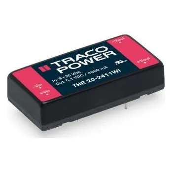 Měnič napětí Izolovaný DC/DC měnič 20W, výstup: 12V dc 3'000V dc Ne, Vin 9 → 36 V DC Ne