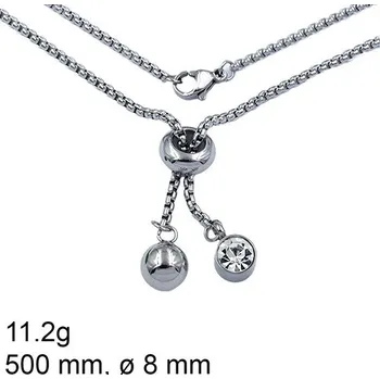 Přívěsek Ocelový přívěsek - 500 x 8 mm