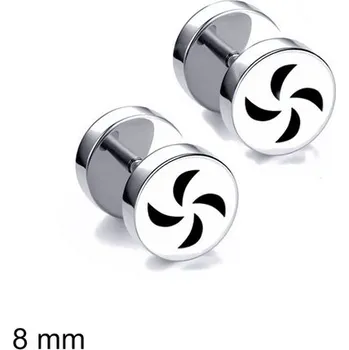 Náušnice Náušnice - Nehybné - 8 mm - g