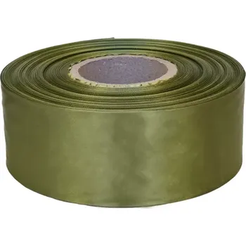 Stuha Textilní stuha 76mm x 200m, světle zelená, satén