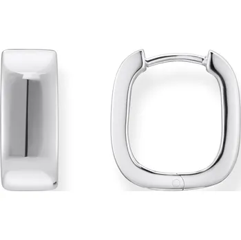 Náušnice Thomas Sabo CR744-001-21 Bold - Silver Square Hoop Earrings 16,5 mm