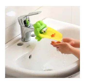 Perlátor Vtipný nástavec na vodovodní baterii | nástavec na vodovodní kohoutek, styl žába - Zelená