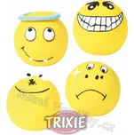 Hračka pes Smajlík žlutý 6cm latex TR