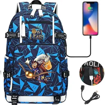 Sportovní batoh Batoh The Owl House vodotěsný s USB nabíjením - 010