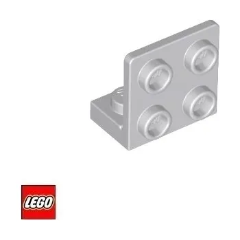 Stavebnice LEGO LEGO® Dílky LEGO Konzole obrácená 1x2 - 2x2 / 99207 Bracket Barva: Světle-Šedá 99207