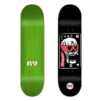 Skateboardová deska Flip skateboardová deska Luan Grotto 8,125" | Černá | Velikost skate 8,125"
