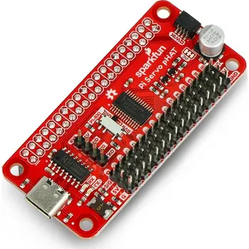 RC náhradní díl Servo pHAT - 16kanálový PWM I2C ovladač pro Raspberry Pi - SparkFun DEV-15316
